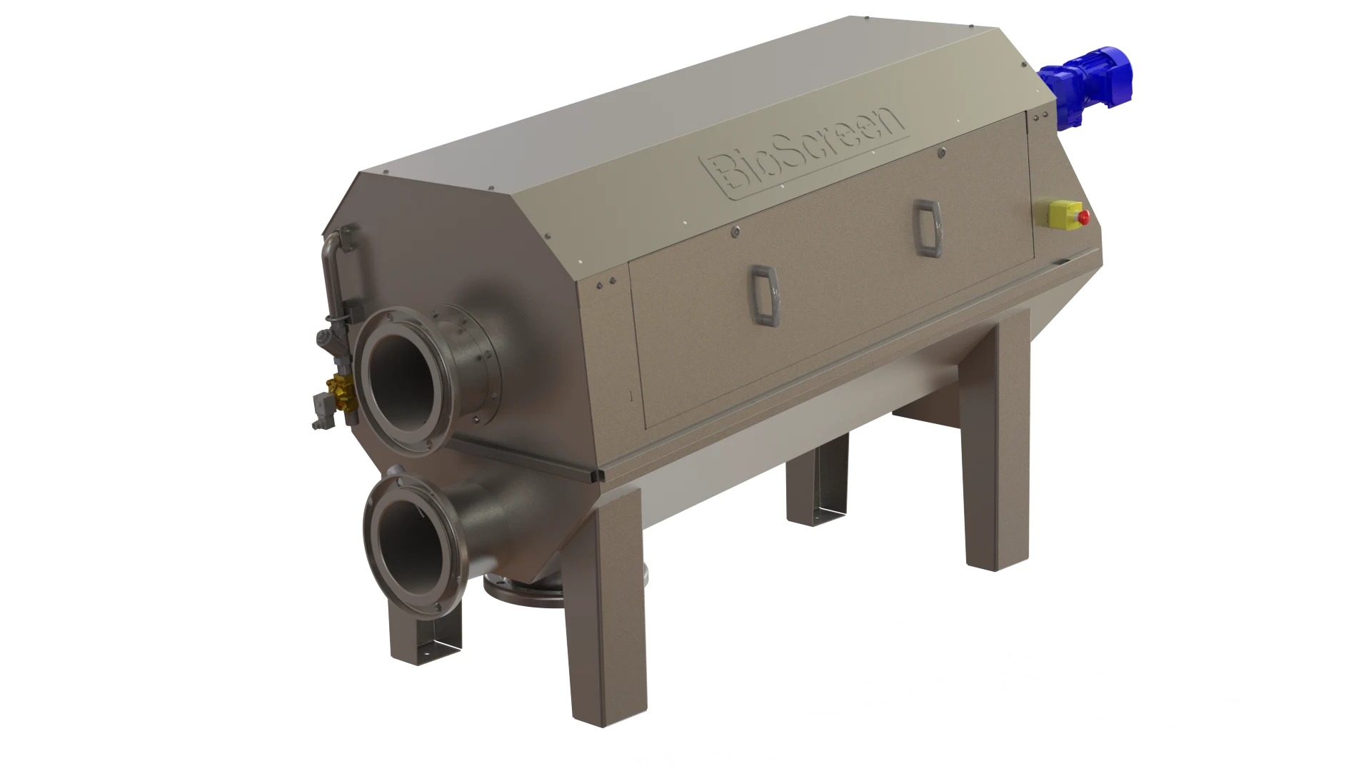 Rendu produit du tamis rotatif interne BioScreen TRI 600-1500 Biotrade