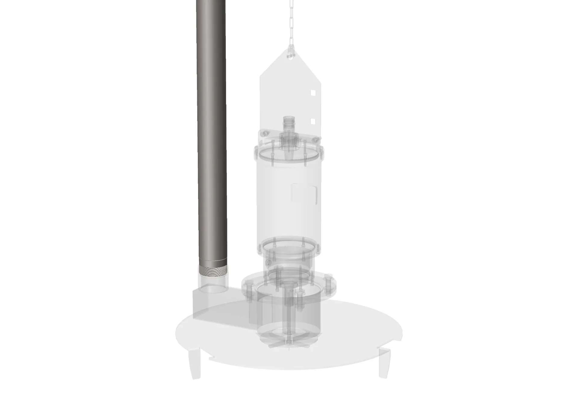 Tube d'aspiration pour turbine de dégraissage AeroDyn.